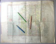 Fliegerausgabe Deutsche Heereskarte  Libau ( Liepaja ) , Kurland  1944