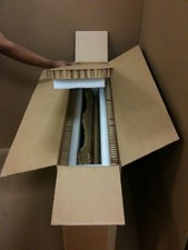 Custom Box Hexacomb & Foam liner to ship picture / painting / mirror 