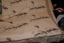 Bird Flower Word COTTON/POLY Fabric Birds Of A Feather 44" X 60"