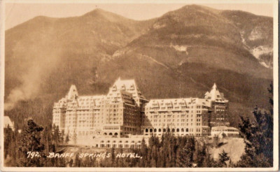Banff Springs Hotel Canada rppc undivided back postcard a78 | eBay