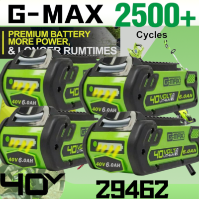 Battery For GreenWorks 40V G-Max 29282 20302 20672,20202 Power