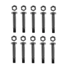 10Pcs 52100100 Snow Blower Shear Pins and Nuts For Ariens Pro 28 Pro 28 Hydro