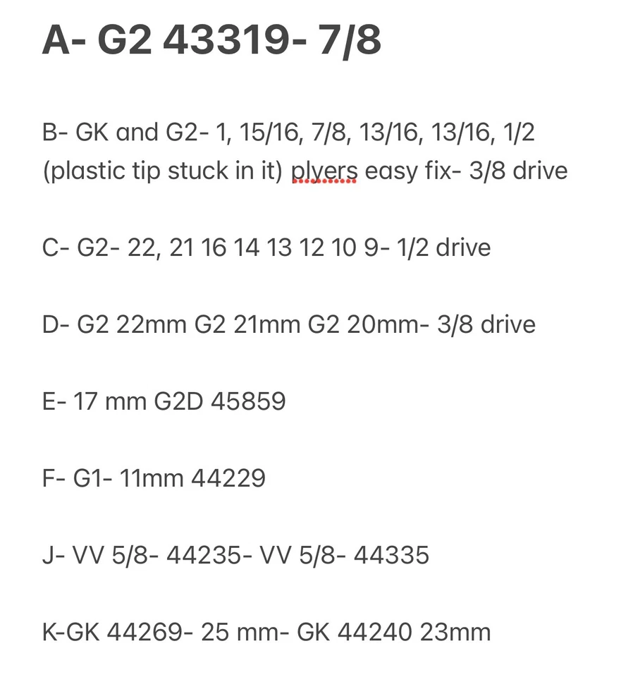 Craftsman Socket Lot - 24pcs- 3/8-1/2 Drives - 6pt-12pt - USA- Pic - Image 2 of 4