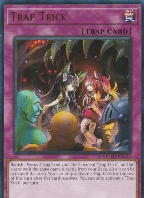 YUGIOH CARD TRAP TRICK MGED-EN152 1ST EDITION