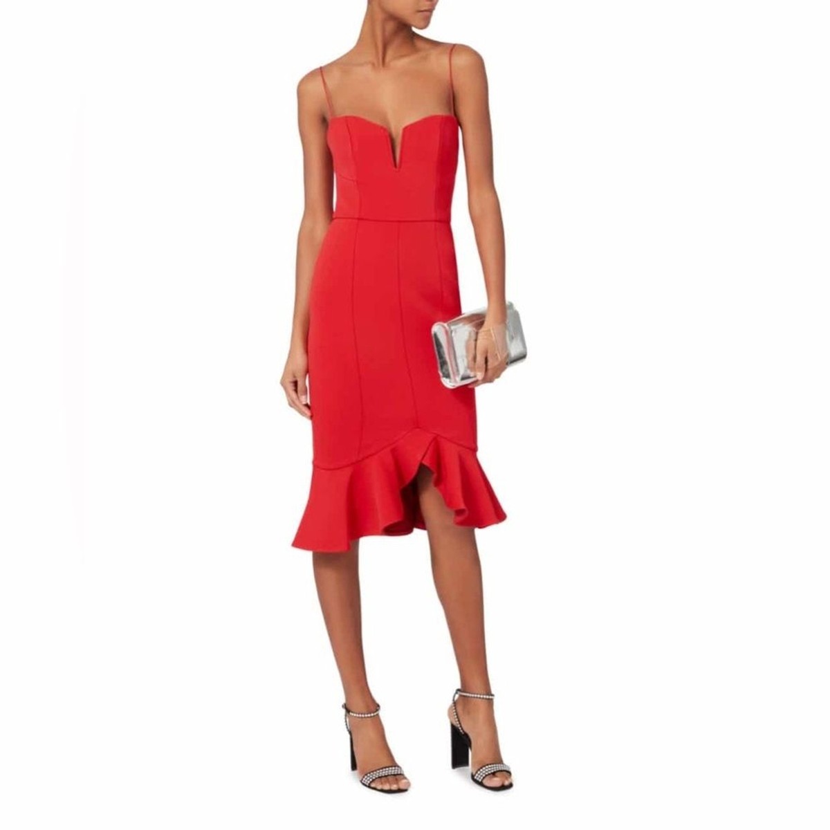 nicholas red dress Nicholas Halterneck Long Dress - Red Dresses, Clothing - W7752378