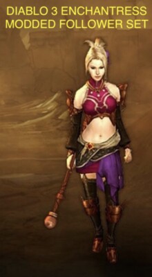 DIABLO 3 - PS4/5 / SWITCH - PRIMAL MODDED ENCHANTRESS FOLLOWER SET
