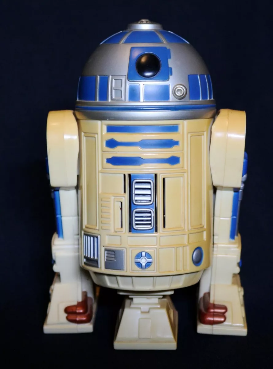 Rare Vintage 1995 Star Wars Voice Activated Talking R2 D2 Toy Still works
