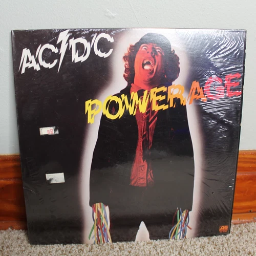 Vintage 1978 AC/DC POWERAGE Vinyl LP Atlantic SD 19180