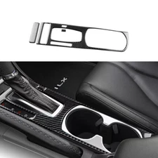 Real Carbon Fiber Water Cup Holder Panel Sticker  For Acura ILX 2013-2022