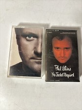 Phil Collins Both Sides  No Jacket Required Alantic Records Cassette Tapes Lot
