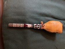 Antique Native American Beaded Rattle