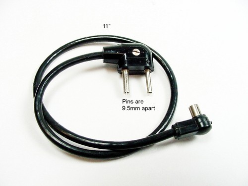 Vtg Bulb Flash Sync cord to PC 11" | Fits unknown | $14.95 | #12 |
