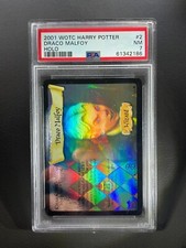 2001 WOTC Harry Potter Draco Malfoy TCG Holo 2 PSA 7 Near Mint