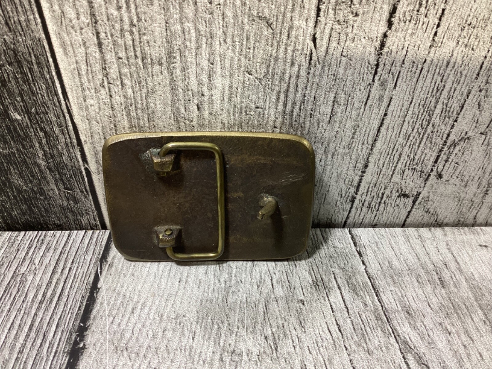 Vintage Space Shuttle Touchdown Solid Brass Belt … - image 2