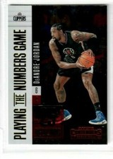 DEANDRE JORDAN 2017-18 Panini Contenders Basketball Playing the Numbers Game #22