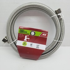 ACE Faucet Connector Stainless Steel Braided 3/8" x 1/2" x 48"    4059465
