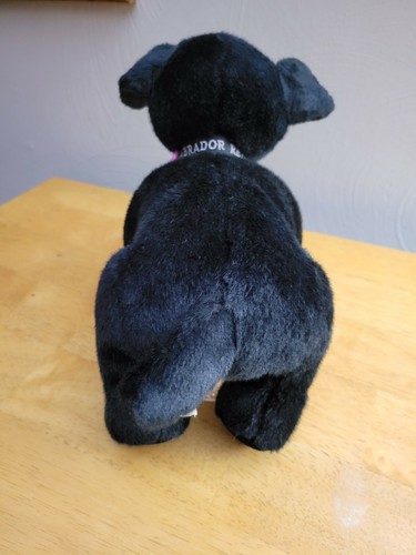 Peluche Russ Negro Labrador Retriever 10" Suave Peluche Juguete - Excelente - Imagen 4 de 7