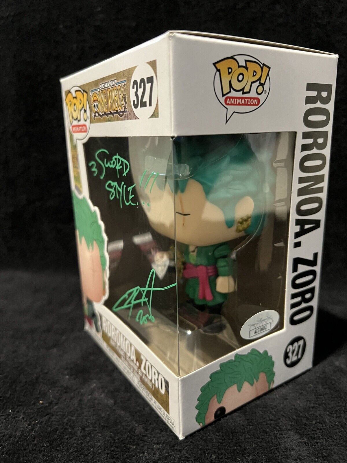 Christopher Sabat Signed Funko POP One Piece Roronoa Zoro JSA COA – Zobie  Productions