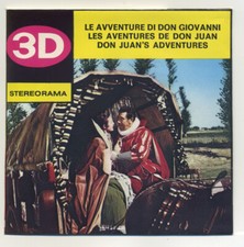 Les Aventures de Don Giovanni Don Juan 1956 Stereorama 3 Reel View-Master Packet