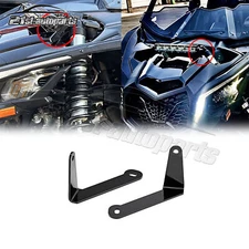 Shock Tower 10" LED Light Bar Mount Brackets For Can Am Maverick X3 2017-2025