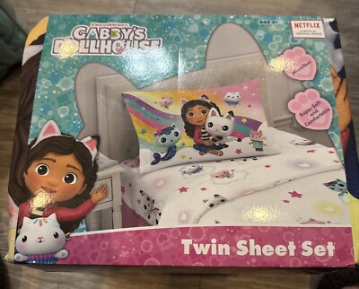 Franco DreamWorks Gabby's Dollhouse Kids Twin, Sheet Set