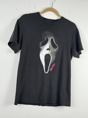 Scream Ghost Face Black Short Sleeve T-Shirt Size M (38-40) See Description
