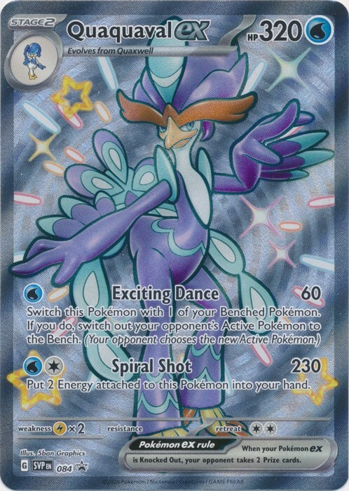 Quaquaval ex -  84   Scarlet & Violet Promo Pokemon TCG