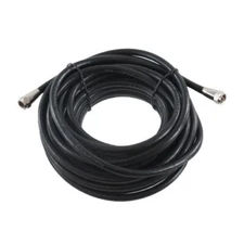 25' RG6 Black Coaxial Cable