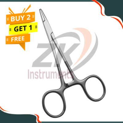 Halsey Needle Holder 13cm   Serrated Jaws Stainless Steel Surgical Instrument
