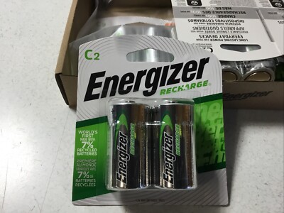 6 Pack Energizer NH35BP-2 C 2200 mAh Rechargeable 12 Batteries C2 Emergency Kit
