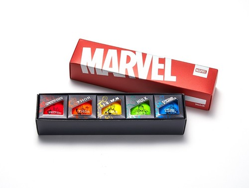Volvik Marvel Avengers 5 Golf Balls Character Pack 3.0 -Golf Ball Gift Collector