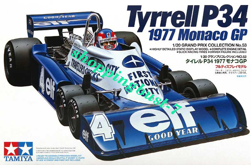 Tyrrell P34 1977 Monaco GP 1/10 RCカー Tyrrell P34 1977 Monaco Gp none / Tamiya USA