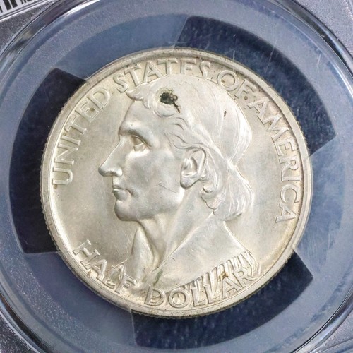 Medio dólar conmemorativo del bicentenario Daniel Boone 1937 50c - graduación profesional MS 64 - Imagen 6 de 6