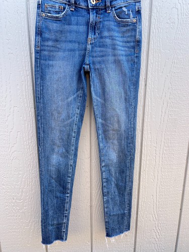 ZARA Jeans GIrls Skinny SZ 2 Girls Pants Super Elastic Denim - Picture 5 of 6