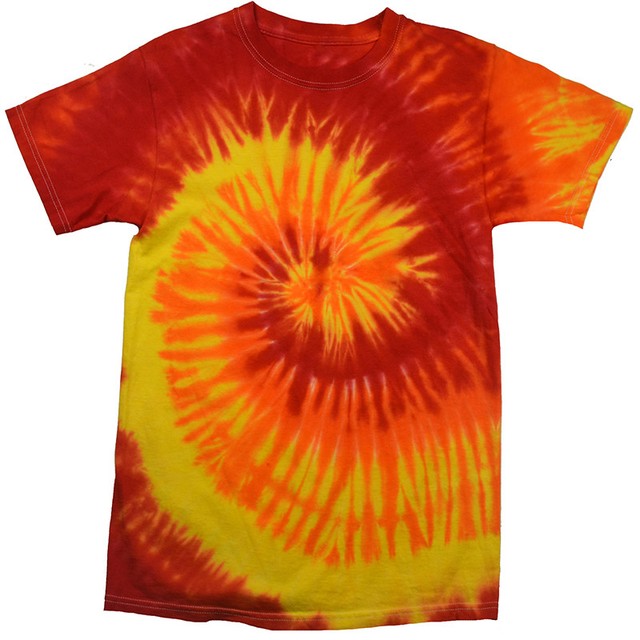 Orange Blaze TIE DYE T-SHIRT mens womens SIZE M L XL 2X 3X | eBay