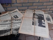 Lot Vieux Journaux Pays-Bas Néerlandais 1935 1936