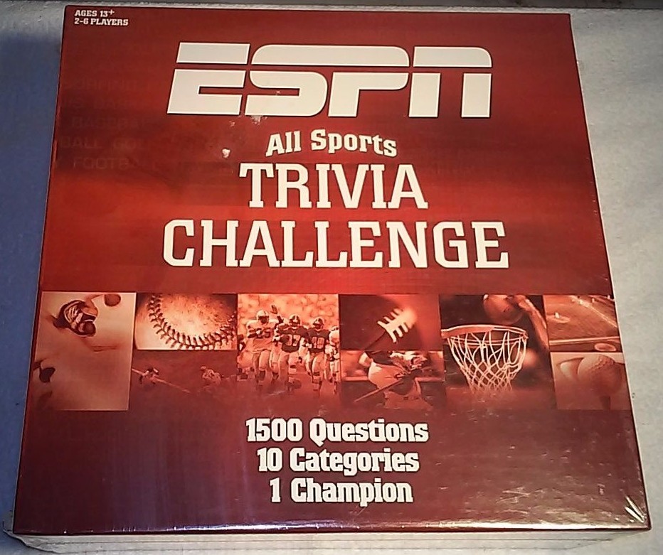 ESPN All Sports Trivia Challenge Board Game New & Factory Sealed! eBay