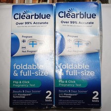 2 Clearblue Flip  Click Pregnancy Tests 2 Ct each  4 Ct Total Exp 11/30/2025