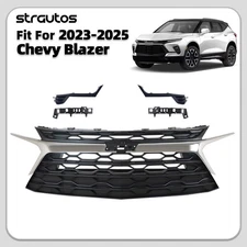 Front Bumper Cover Grille Assembly Grill Fit For 2023-2025 Chevrolet Blazer