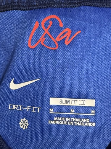 Nike Women's 2023 USA Soccer Team Authentic Jersey Blue Women’s Medium Slim Fit - Picture 4 of 4