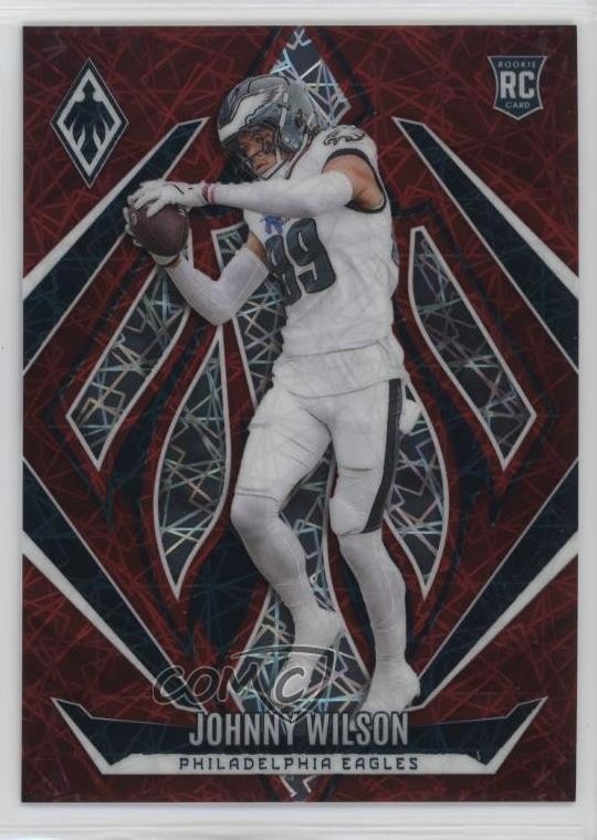 2024 Panini Phoenix Rookies Red Lazer 133/199 Johnny Wilson #206 Rookie RC 1mq4