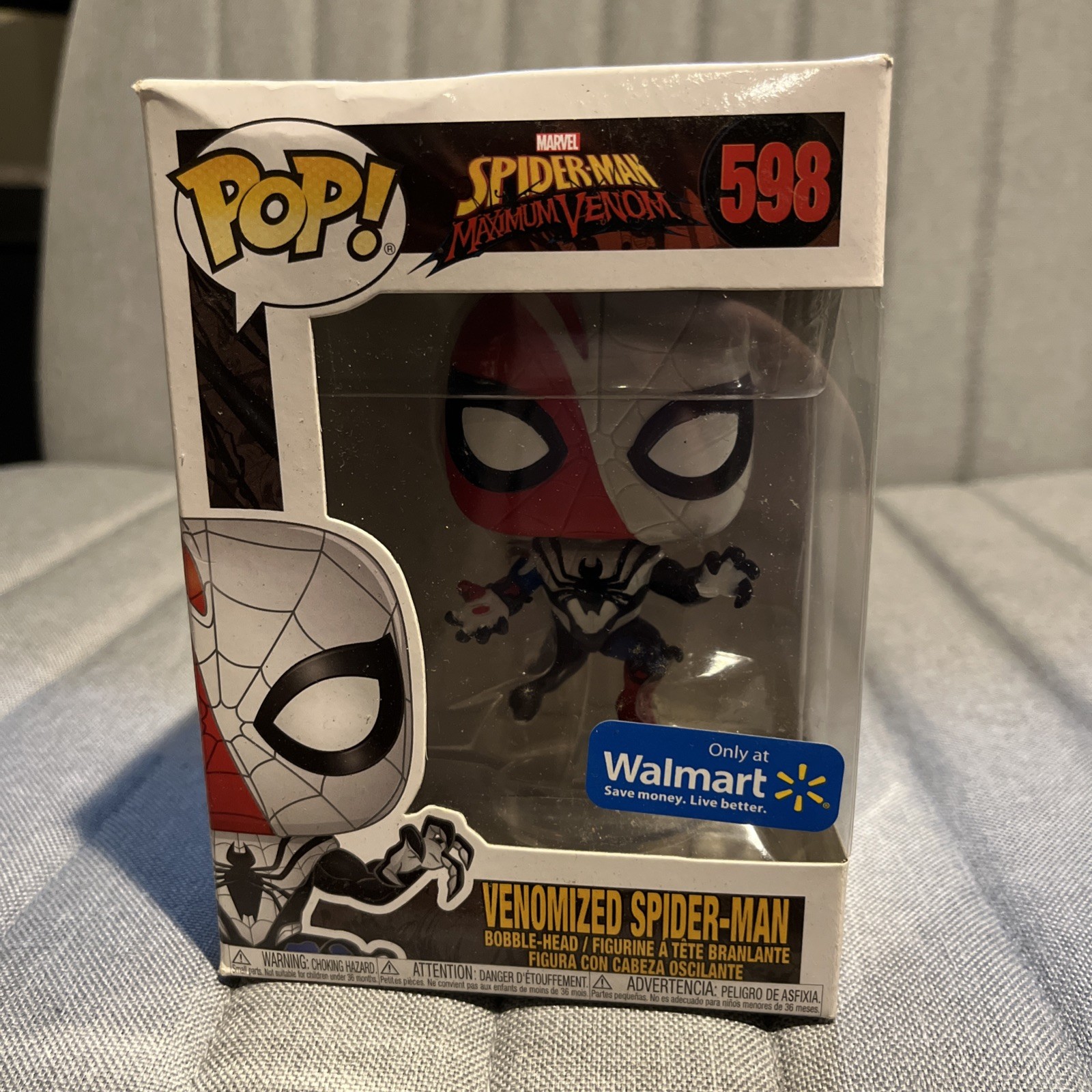 Funko Pop! Vinyl: Marvel - Venomized Spider-Man - Walmart (Exclusive) #598