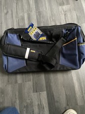 Irwin IWST93171-1 Large Open Tool Tote Bag 50cm Wide, Hard Bottom