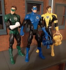 Green Lantern figures DC Comics Universe Hal Jordan & Kyle Rayner 6" 3 toy set 
