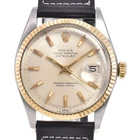 ROLEX DATEJUST 1601 vintage Cal.1570 Silver Dial Automatic Men's Watch Ｍ#1...
