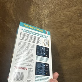 Pac Man TENGEN Grey (Nintendo NES) in Box Heavy Wear