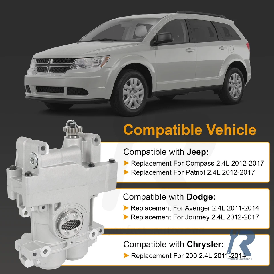 68127987AB Oil Pump Balance Shaft For Jeep Compass Chrysler 200 2.0L 2.4L 3.6L - Изображение 3 из 4