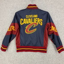 Cleveland Cavaliers Jacket Boys 8 Full Zip Track Colorblock Sleeve Spellout Kids