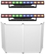  2 Chauvet DJ COLORband Q4 IP Outdoor-Rated DMX RGBA LED Light Strips Facade