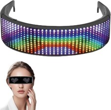 Customizable LED Light Up Glasses with Bluetooth, APP Controlled, for party